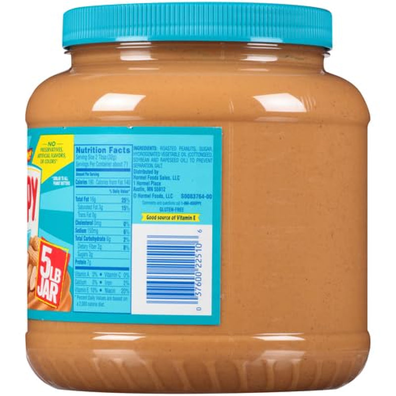 SKIPPY Creamy Peanut Butter, 5 Pound