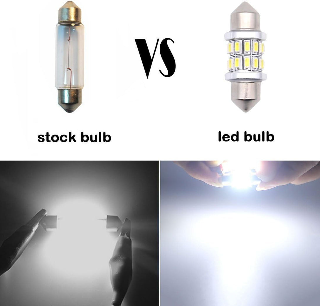 31Mm Marine LED Festoon Bulb for Navigation Light, Boat Light Bulbs for Boat Anchor Light, Boat Navigation Lights, Mast Masthead Light, Super Bright 12 Volt Bulbs for Boat Lights 2PCS