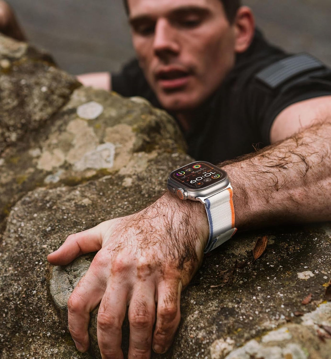 8 Pack Compatible with Apple Watch Ultra 2 Band 49Mm 46Mm 45Mm 44Mm 42Mm 41Mm 40Mm 38Mm Men Women,Breathable Trail Loop+Alpine Loop+Ocean+Sport Band for Ultra2/Ultra Iwatch Series 10/9/8/7/6/SE/5/4/3