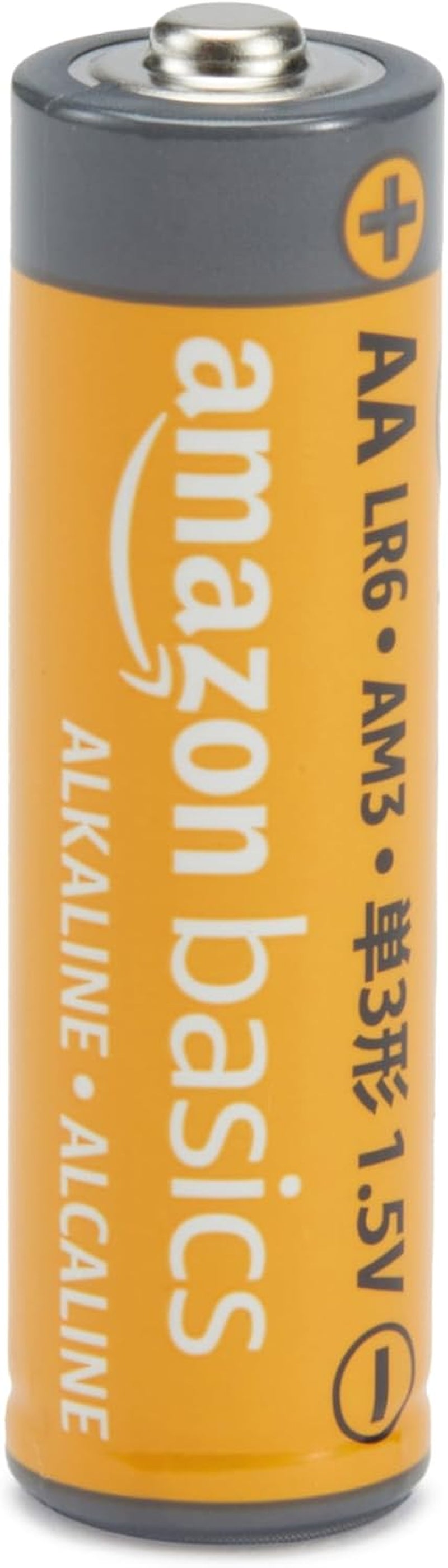 Amazon Basics 20-Pack AA Alkaline High-Performance Batteries, 1.5 Volt, 10-Year Shelf Life