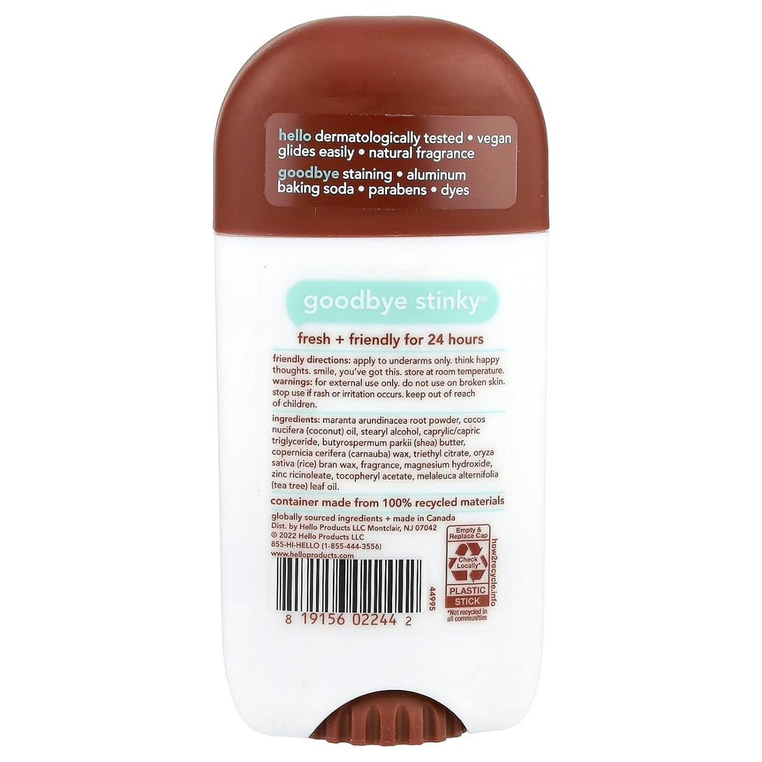 HELLO Sweet Coconut Deodorant, 2.6 OZ