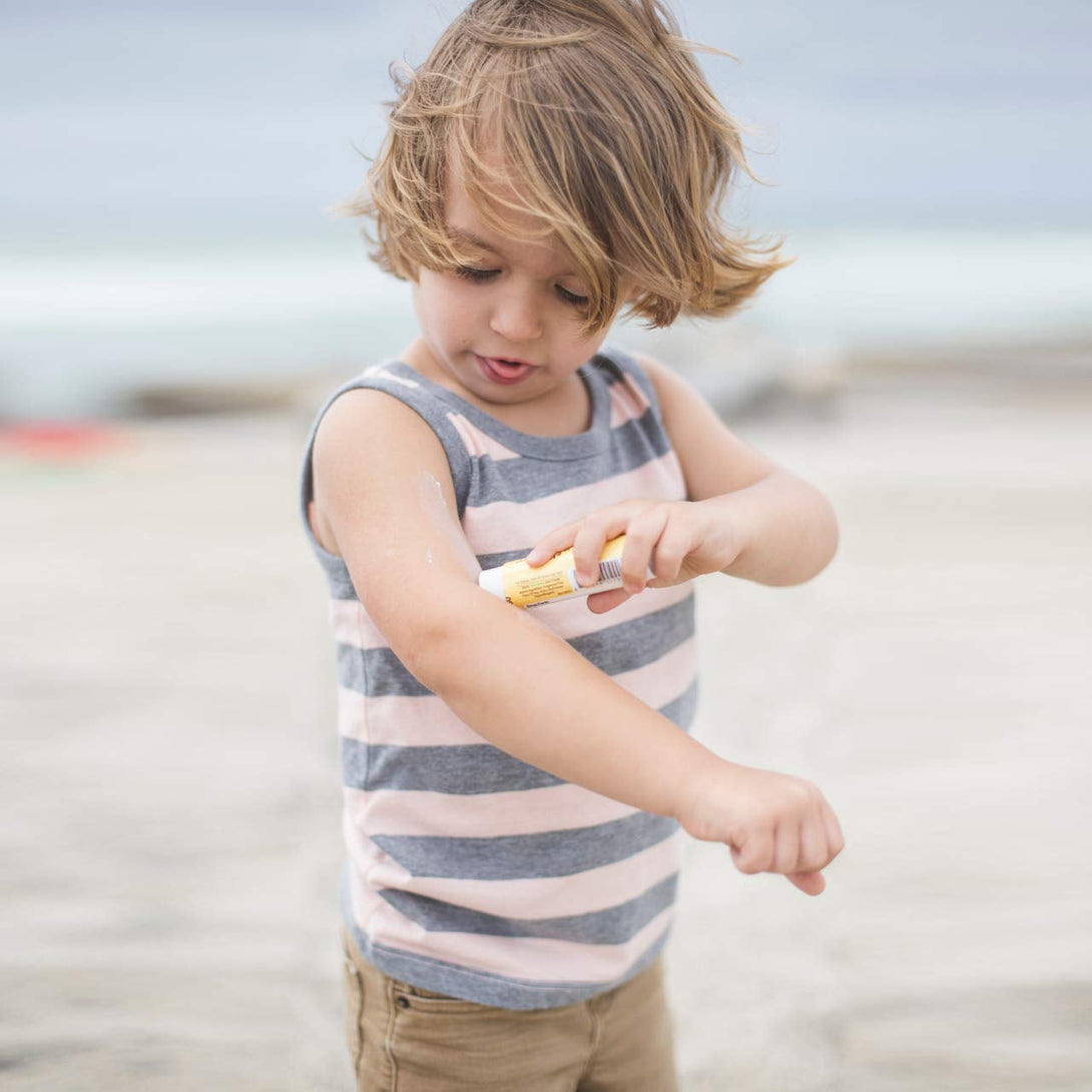 Babo Botanicals Sheer Zinc Mineral Sunscreen Sport Stick SPF30- Natural Zinc Oxide- Shea Butter- Fragrance-Free - Water Resistant - Made Safe Certified