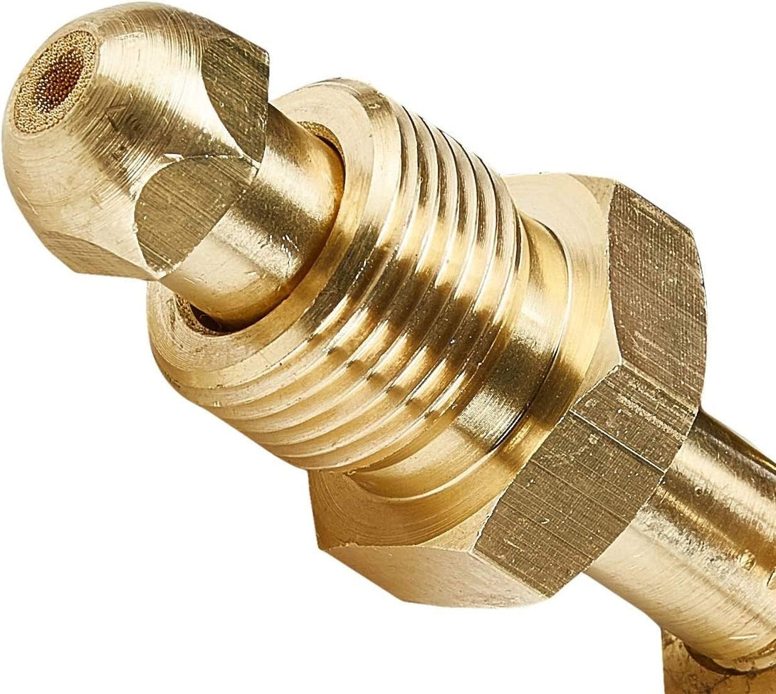 Nitrogen Helium Regulator 0-800PSI Delivery Pressure CGA580 Inlet，1/4 in Male Flare Outlet Connection, Full Brass Body with Heavy Duty Handle for HVAC Purge