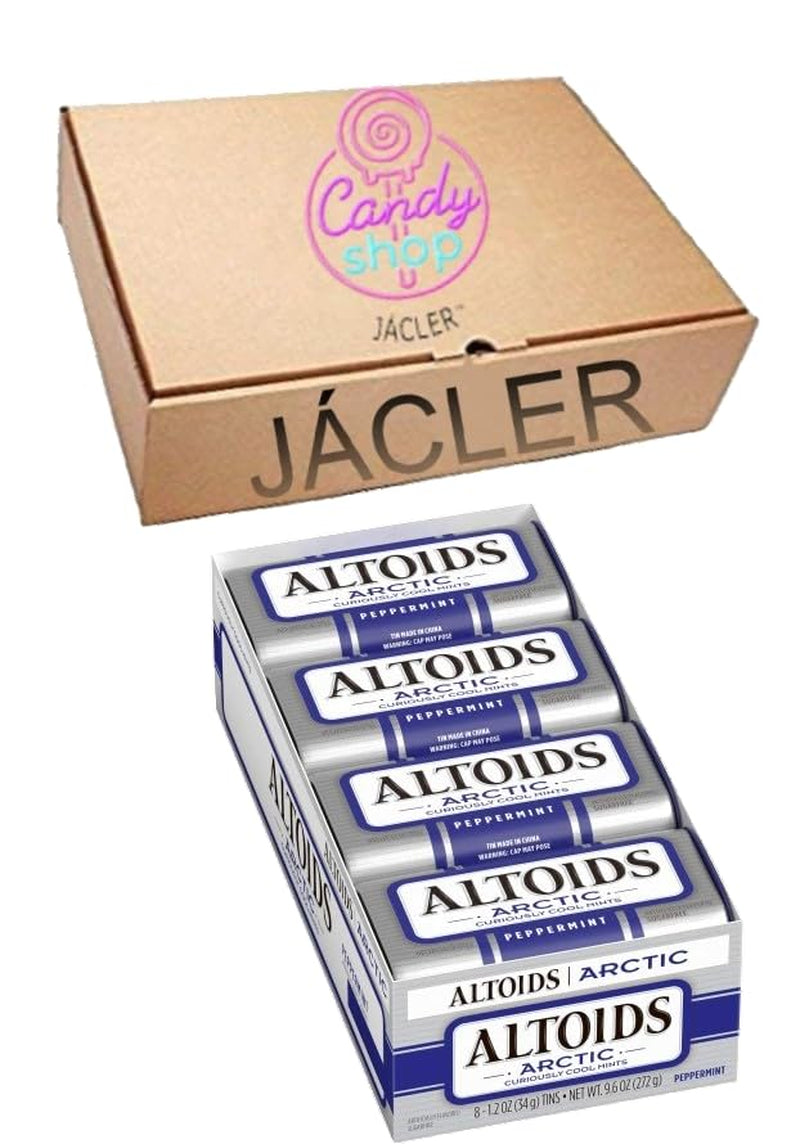 JÁCLER ALTOIDS Arctic Peppermint Mints, 1.2-Ounce Tin (Pack of 8)