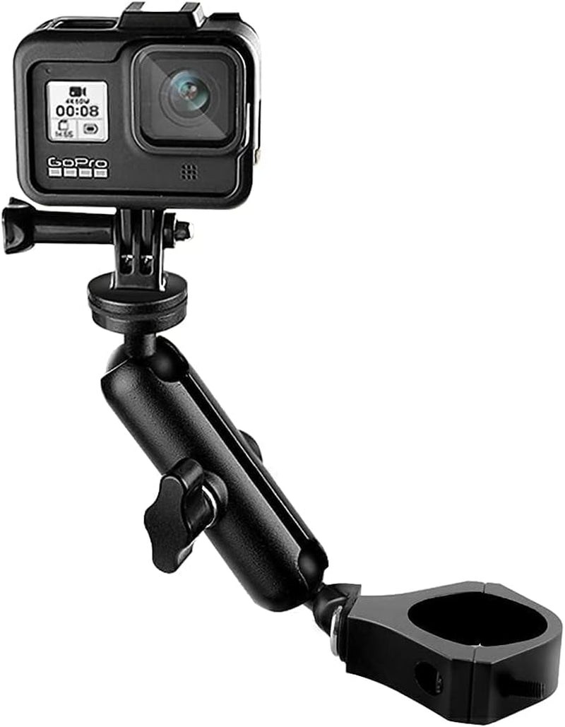 UTV ATV Camera Mount Holder 360°Gopro Roll Bar Mount Accessories Action Cameras Accessory for 1.75"-2" Roll Bar and Tube