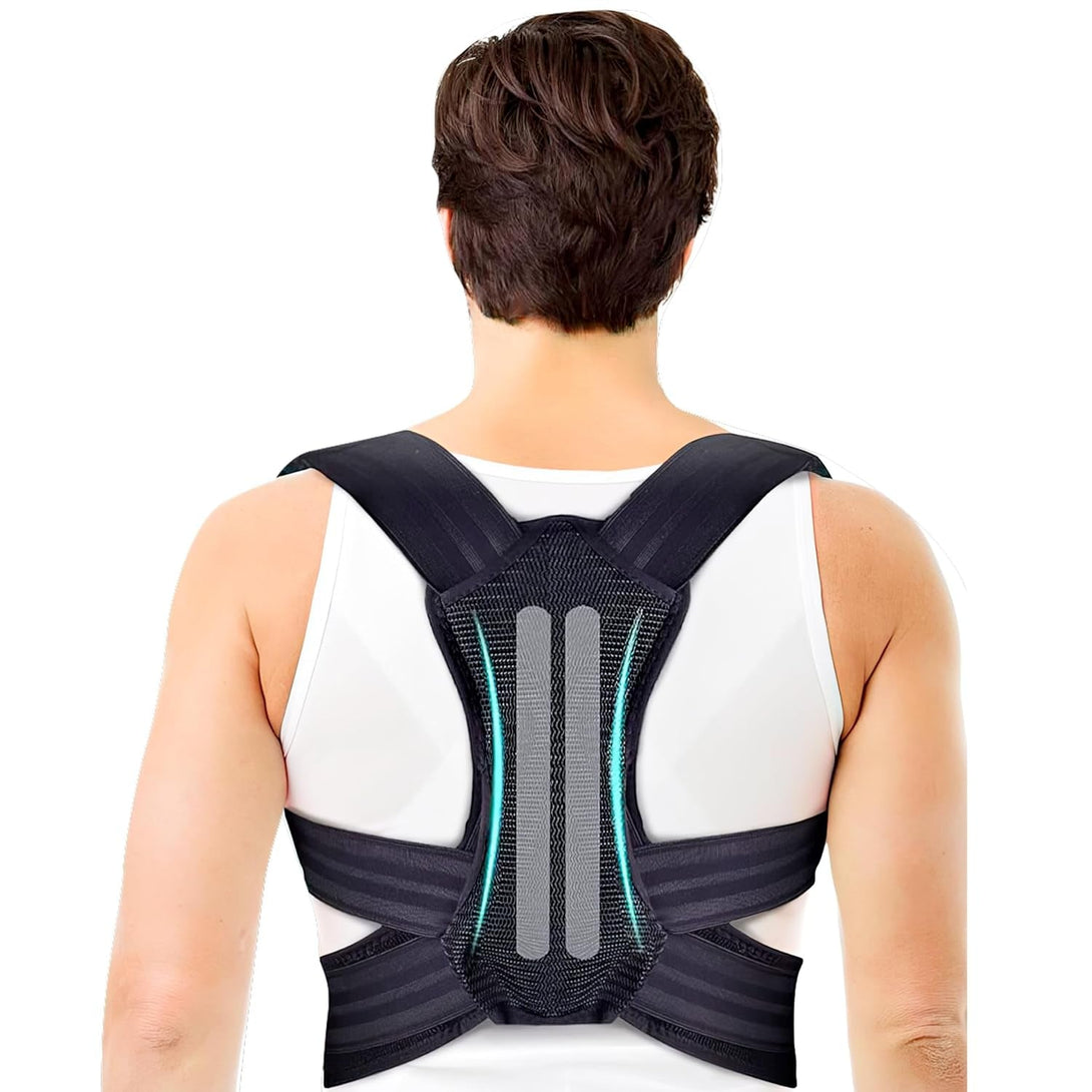 Adjustable Posture Corrector, Back Brace, Posture Trainer, Scoliosis and Hunchback Correction, Back Pain, Spine Corrector (Medium)