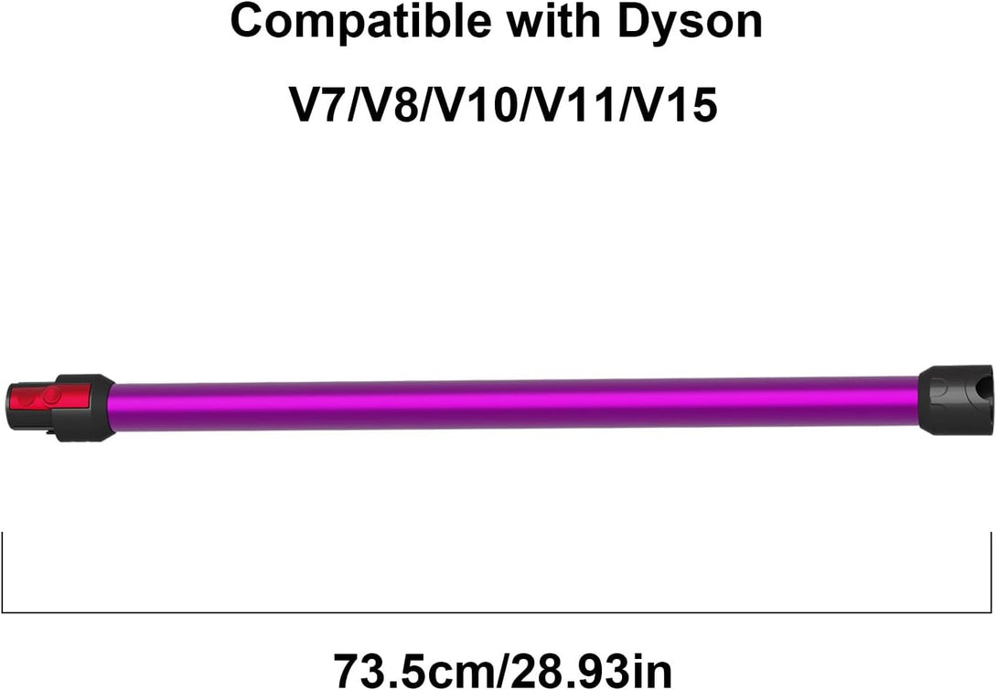 Replacement Accessories Quick Release Wand for Dyson V7 V8 V10 V11 and V15 Models （Fuchsia).