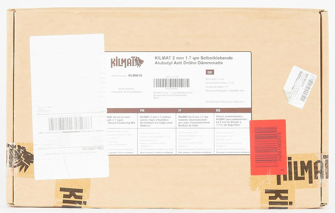 80 Mil 18 Sqft Car Sound Deadening Mat, Butyl Automotive Sound Deadener, Audio Noise Insulation and Dampening