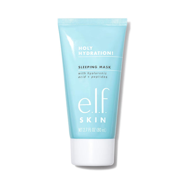 E.L.F. Holy Hydration! Sleep Mask, Ultra-Hydrating Dual-Use Face Mask, Replenishes & Nourishes Dry Skin for a Plumped up Complexion, 2.7 Fl Oz (80Ml)