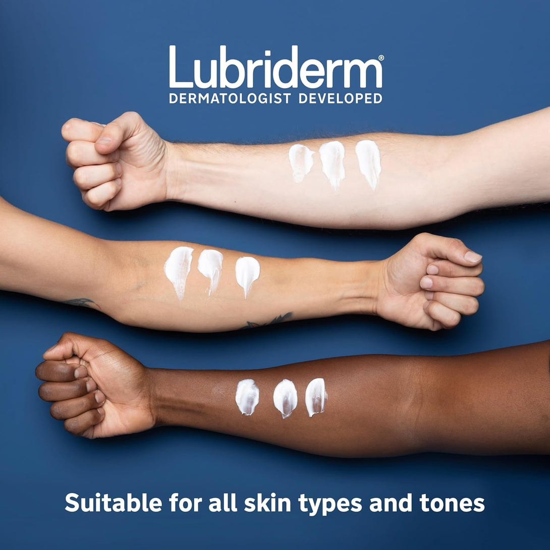 Lubriderm Advanced Therapy Fragrance Free Moisturizing Hand & Body Lotion + Pro-Ceramide, Intense Hydration for Itchy, Extra Dry, & Sensitive Skin, Non-Greasy, Hypoallergenic, 16 Fl. Oz