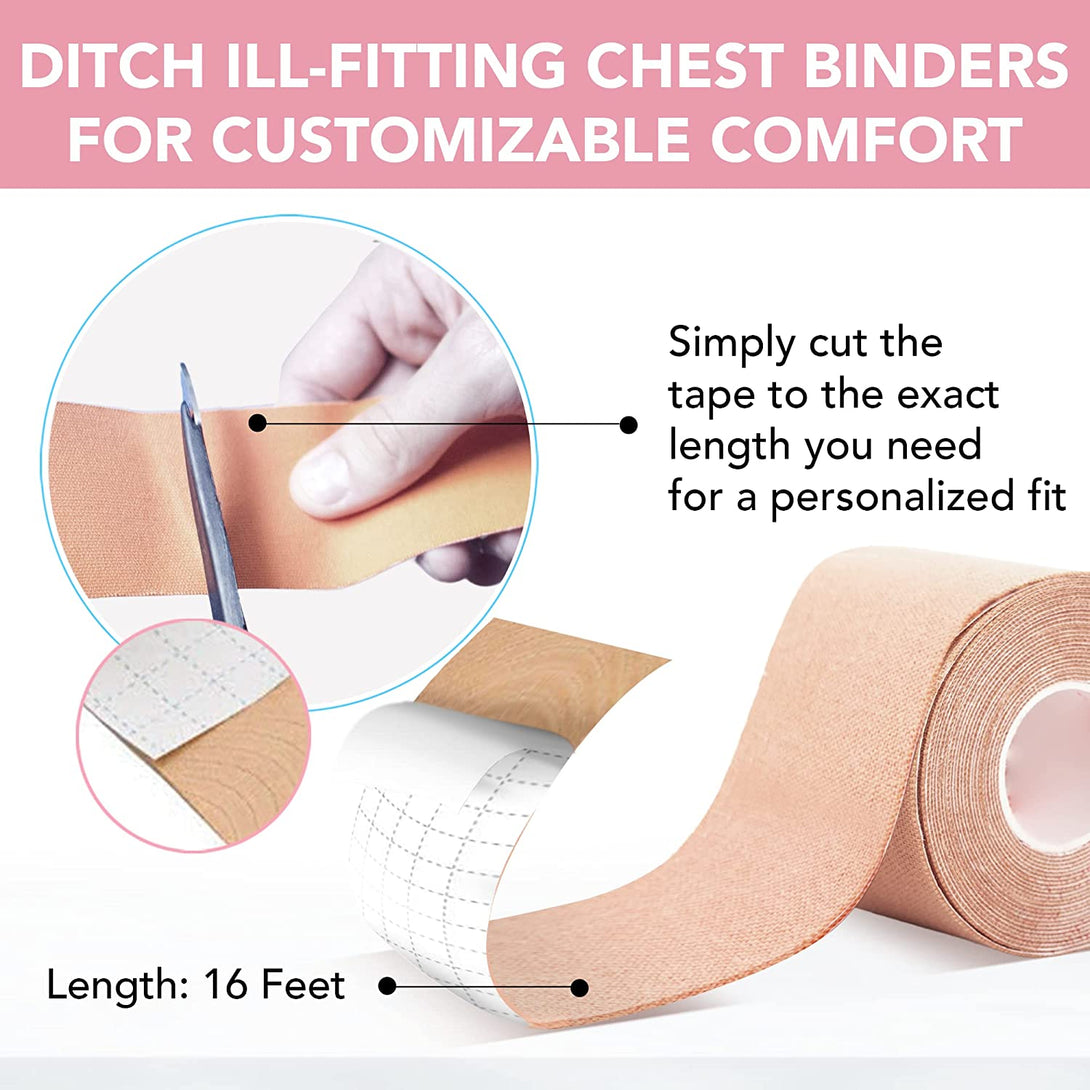 Transgenx Tape - Best Trans FTM Binder for Chest Binding While Transitioning