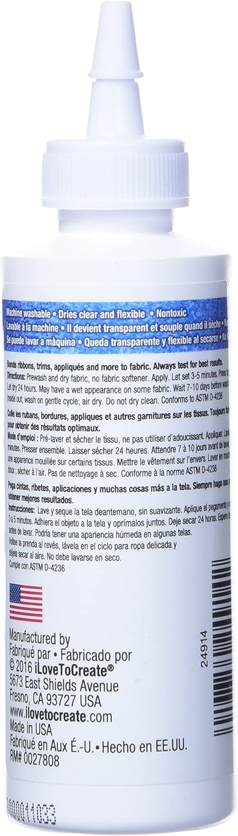 Aleene'S 24914 Permanent Fabric Glue 4Oz