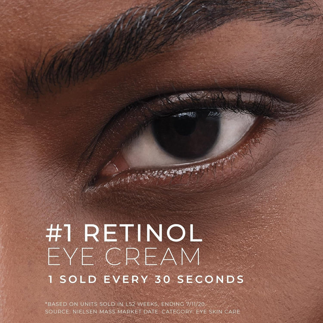 Roc Retinol Correxion under Eye Cream for Dark Circles & Puffiness, Daily Wrinkle Cream, anti Aging Line Smoothing Skin Care Treatment for Women and Men, 0.5 Oz (Packaging May Vary)