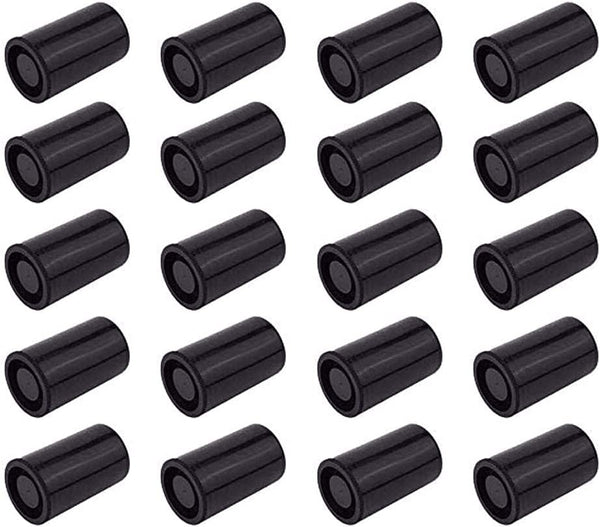 35Mm Caliber Plastic Film Canisters -20Pcs（Black ）