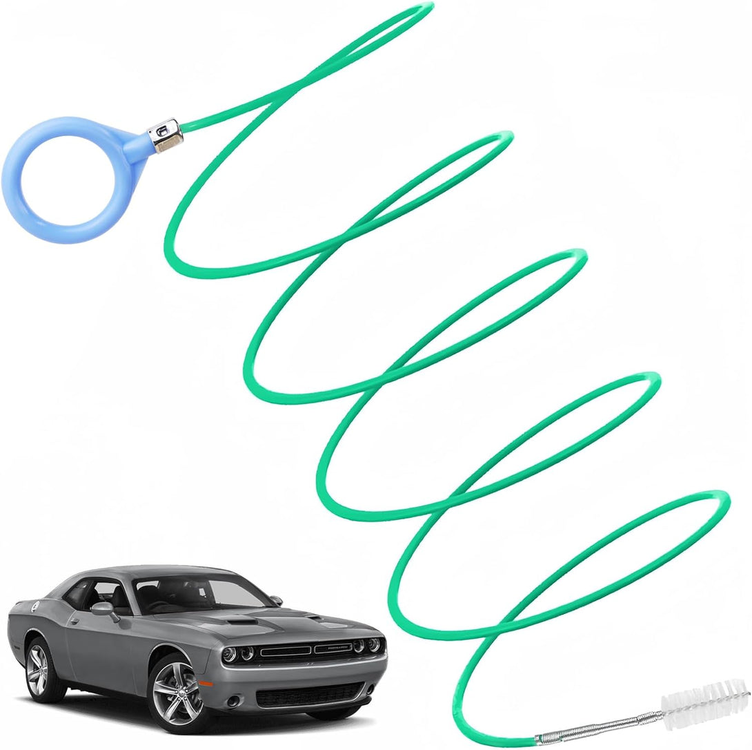 YHAOEN Auto Sunroof Drain Cleaning Tool, Upgraded 78" Flexible Drain Brush Long Pipe Cleaner for Car, Pipe Cleaning Brush Slim Drain Dredging Tool, Suitable for Car Sunroofs, Windshield Drain Hole