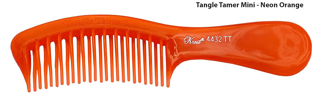 Krest Teal Tangle Tamer Curved Tooth Comb