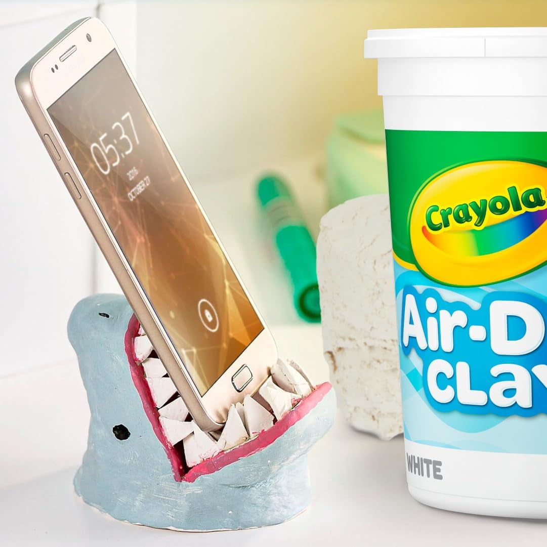 Crayola Air Dry Clay (5Lbs), Natural White Modeling Clay for Kids, Sculpting Material, Bulk Craft Supplies for School Classrooms [Amazon Exclusive]