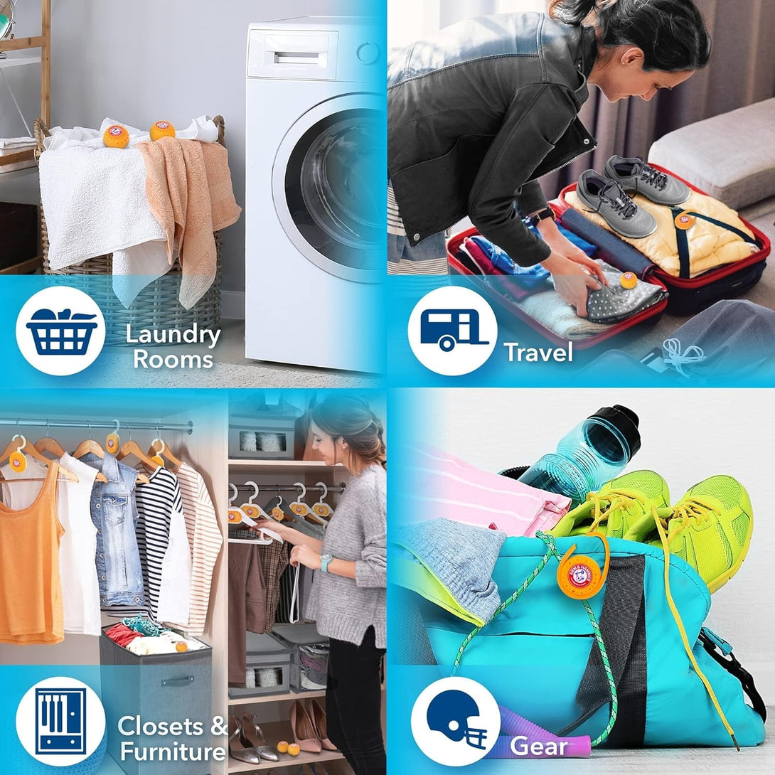 Arm & Hammer Odor Busterz Closet Mate, Deodorizer, 2 Count (Pack of 2)