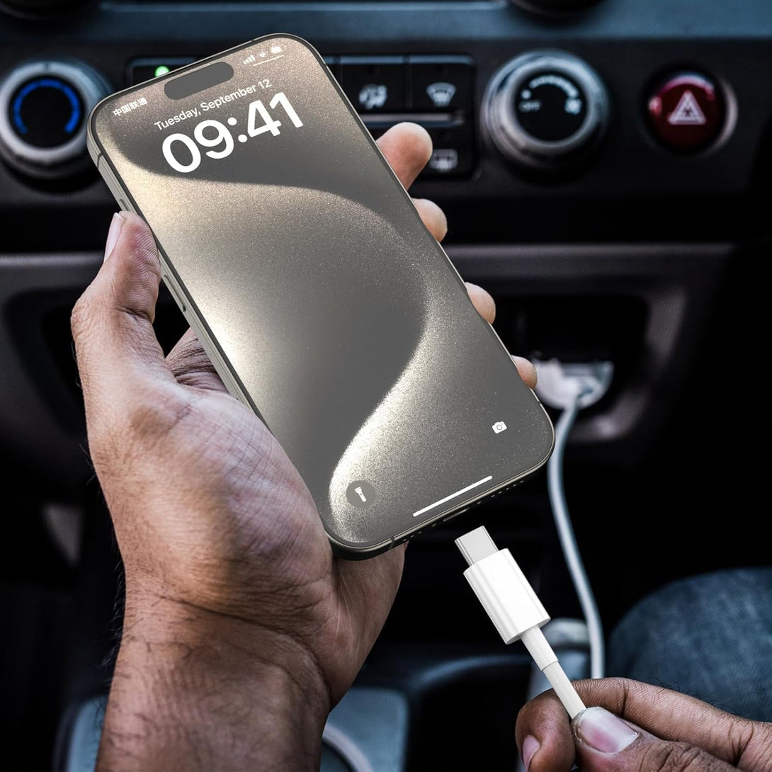 Car Carplay Cable for Iphone 16/15,Iphone16/15 plus 16/15Pro16/15Pro Max Charger ,USB a to USB C for Carplay USB C Cord, Ipad USB C Cable 10Th, Ipad Air Car Charger Cable Cord Replacement 3FT (White)