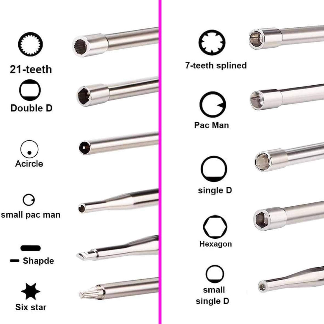 11 Pcs Carburetor Adjustment Tool Screwdriver Kit for Common 2 Cycle Carburator Adjusting Small Engine Carb Tune up Adjusting Tool, Carburetor Adjuster Tool - Carb Tool Kit (Band Black Tool Bag)