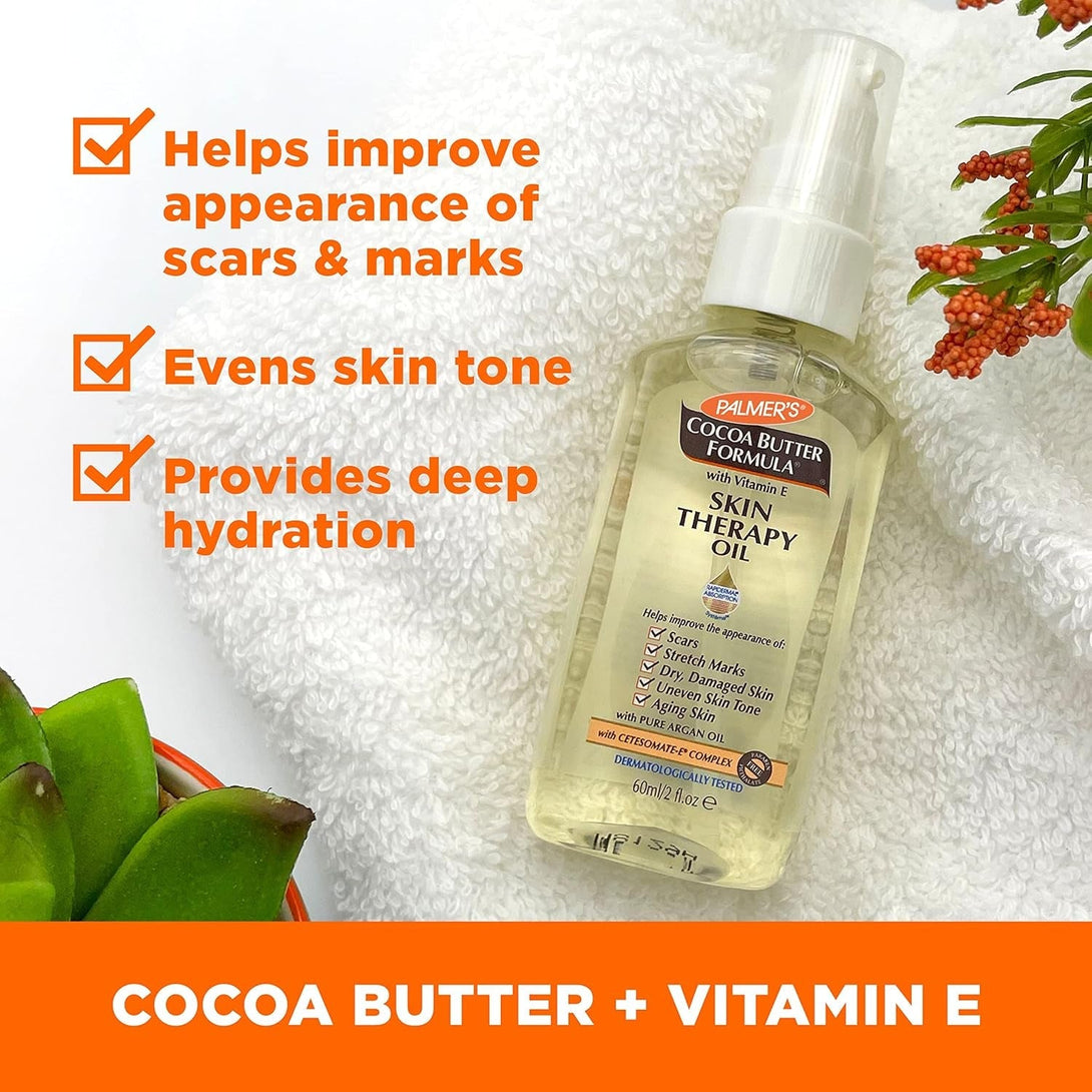 Palmer'S Cocoa Butter Formula Pregnancy Skin Care Kit for Stretch Marks and Scars, Dermatologist Approved, Gift for Mom to Be, 4 Piece Full Size Set