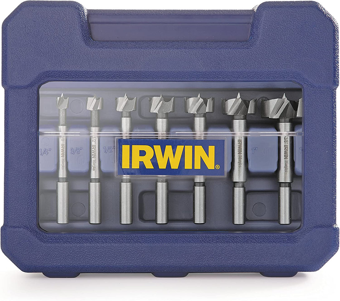 Irwin Tools IRWIN Marples Forstner Bit Set, Wood Drilling, 8 Piece (1966892)