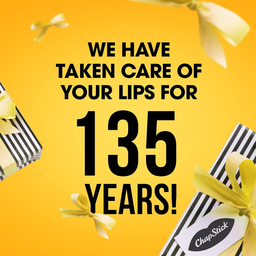 Chapstick Classic Original Lip Balm – Moisturizing Lip Care for Dry, Cracked Lips, 0.15 Oz Ea