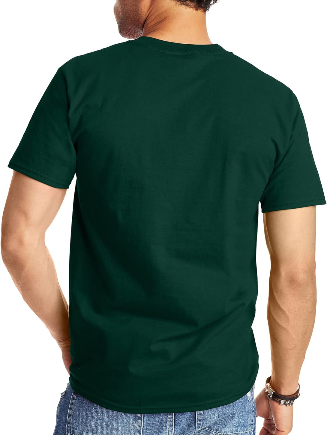 Hanes Men'S T-Shirt, Beefy-T Heavyweight Cotton Crewneck Tee, 1 or 2 Pack, Available in Tall Sizes