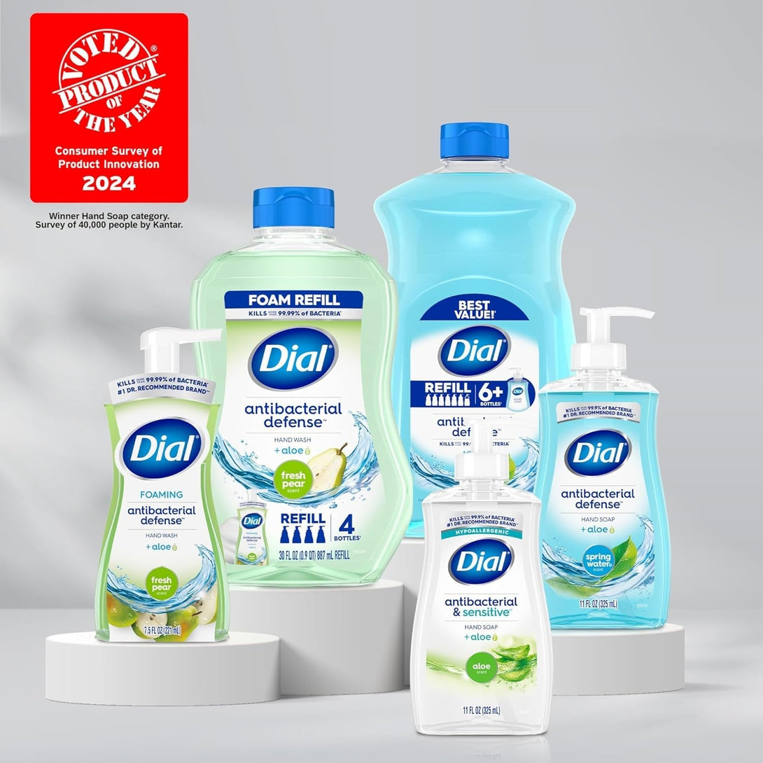 Dial Antibacterial Foaming Hand Soap Refill, Spring Water, 52 Fl Oz (Pack of 1)