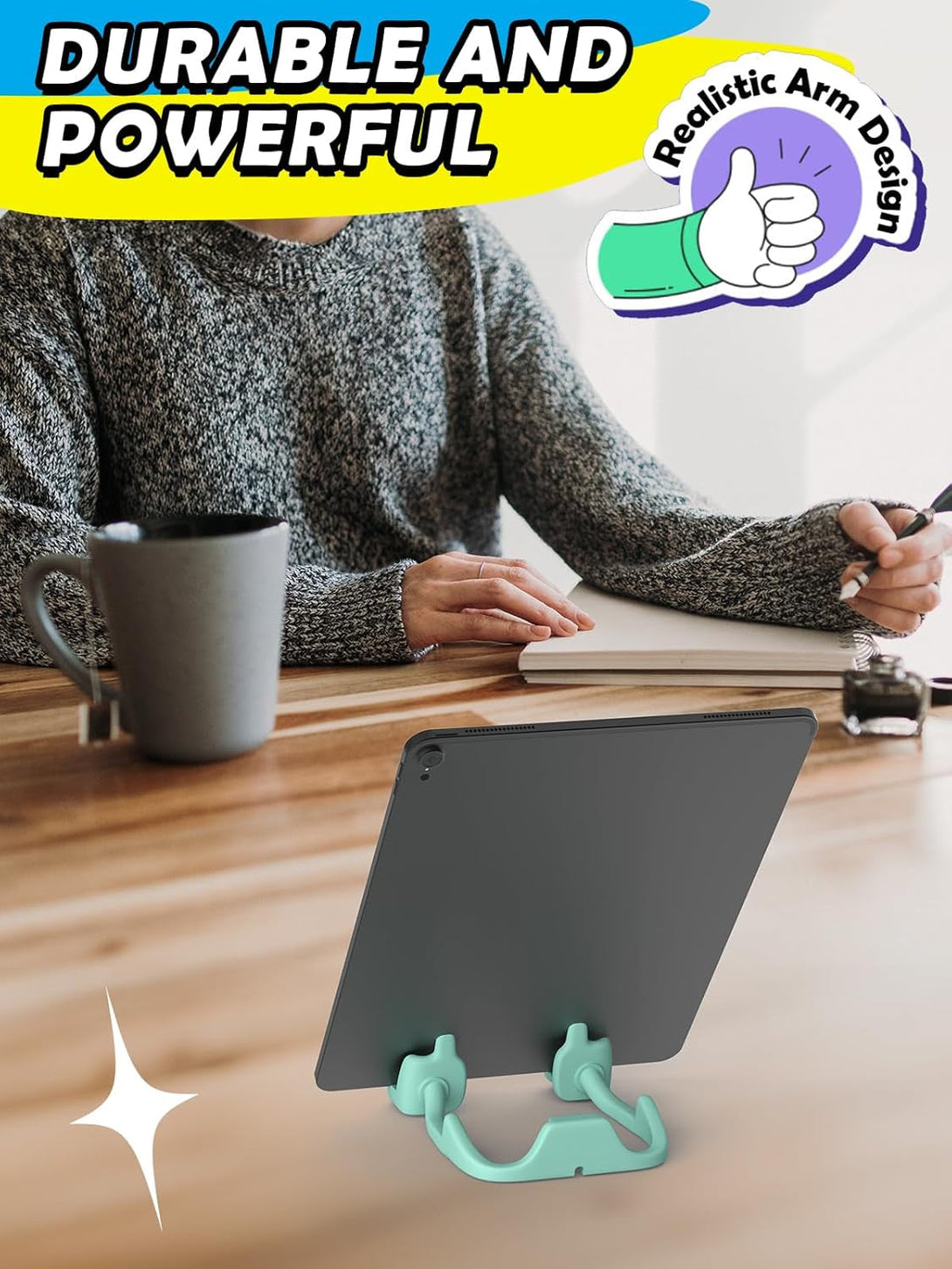 Easter Basket Stuffers for Teens Boys Men Adults: Easter Gifts for Kids Tablet Stand Thumbs up Lazy Cell Phone Stand Holder for Desk Funny Gift for Women Girls Dad Husband Ideas Birthday Gadgets