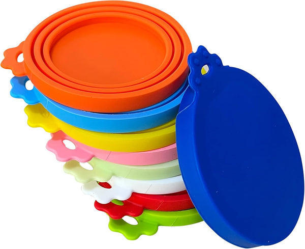 9 Pcs Food Can Lids Pet Can Covers for All Standard Size Dog and Cat Food Can Lids