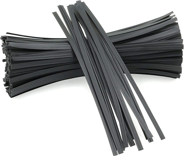 400 Pcs Twist Ties for Bags 5" Cable Ties Bag Twist Ties for Cord Twist Bread Ties Reusable Black Plastic Coated Ties Twist Ties Heavy Duty Bread Ties Wire Twist Ties for Household and Office Use