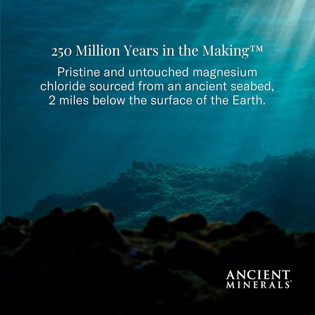 Ancient Minerals Magnesium Bath Flakes Ultra with Optimsm - Resealable Magnesium Bag of Zechstein Chloride Alternative to Epsom Bath Salt (1.65 Lb)