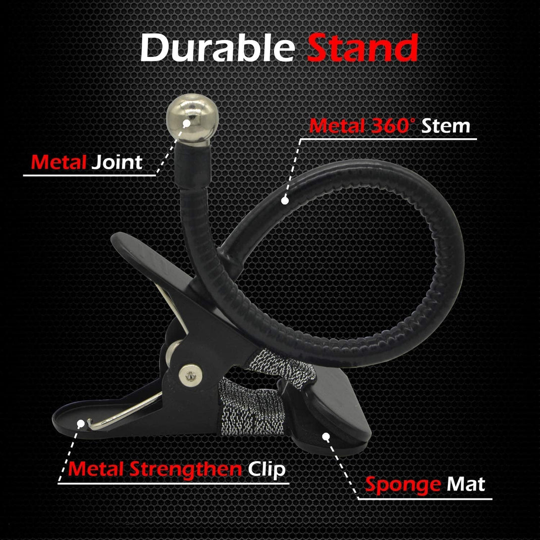 Ampper Clip on Security Mirror, Convex Cubicle Mirror for Personal Safety and Security Desk Rear View Monitors or Anywhere (6.69" X 2.95", Rectangle)