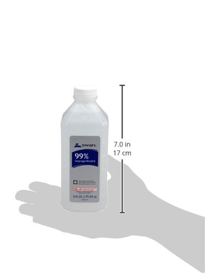 Swan Isopropyl Alcohol, 99%, Pint, 16 OZ