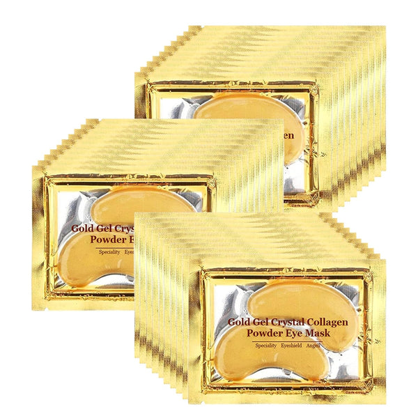 Adofect 30 Paris under Eye Patches 24K Gold under Eye Mask for Puffy Eyes and Dark Circles Treatments, under Eye Bags Treatment Collagen Gel Pads for Beauty & Personal Care, Gold