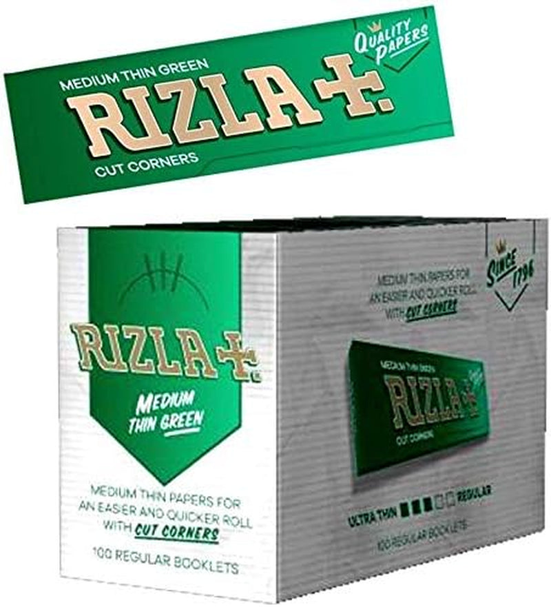 Rizla Green Cigarette Rolling Papers 100 Booklets