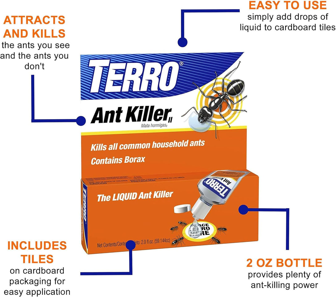 TERRO Liquid Ant Killer Ll T200, 2 Oz