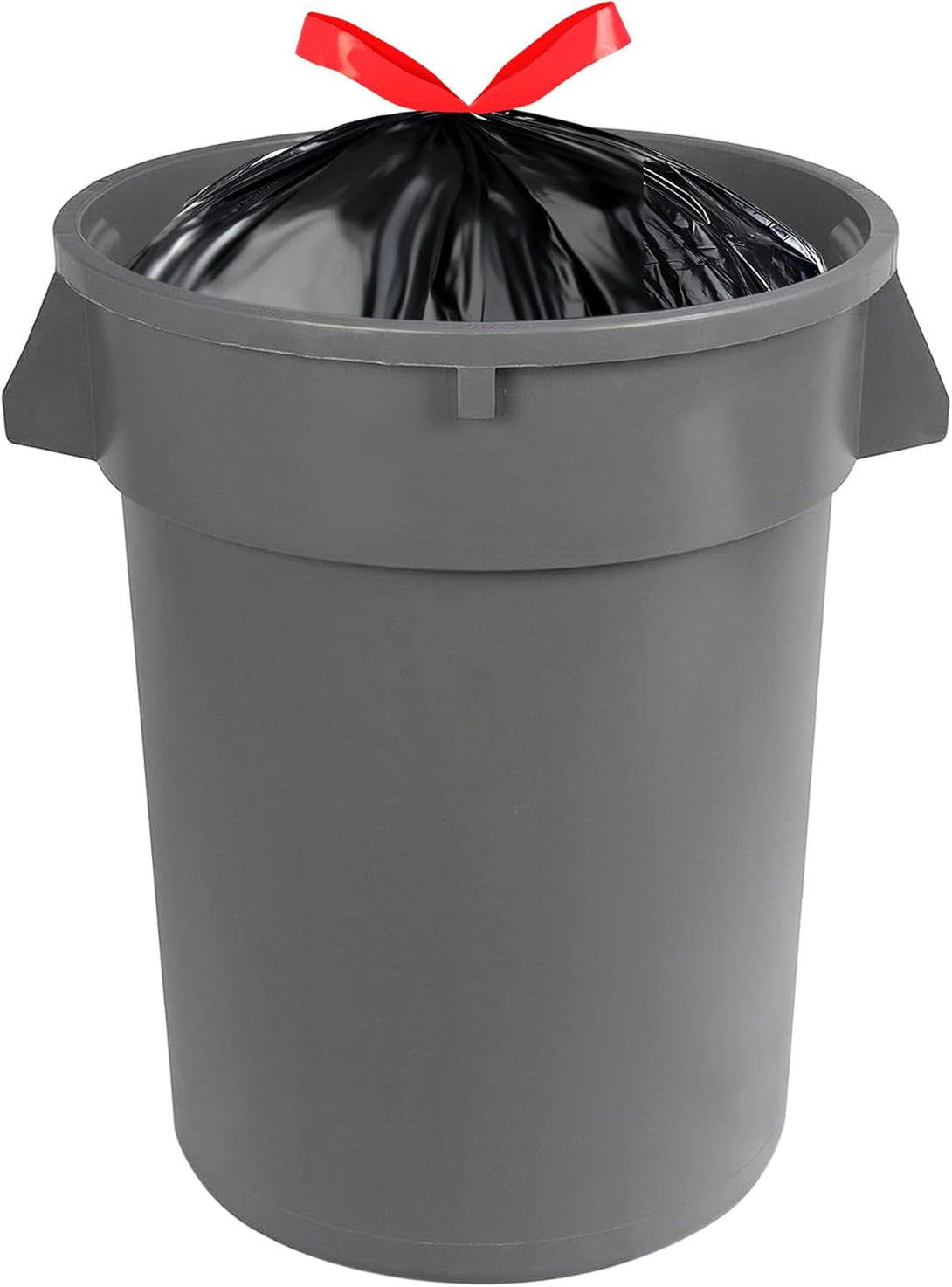 Amazon Basics Multipurpose Drawstring Trash Bags, 30 Gallon, 50 Count (Previously Solimo)