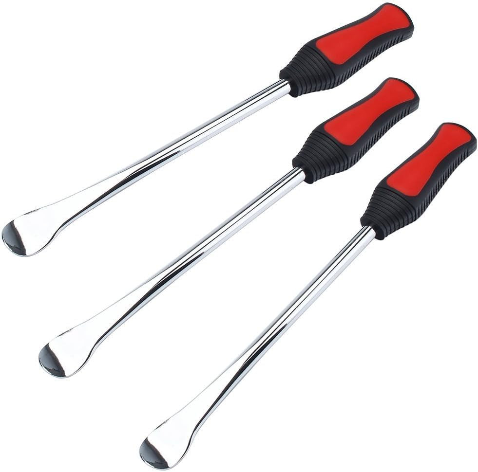 Long 14.5" Tire Iron Lever Tool Spoon Motorcycle Bike Tire Change Kit Dirt Bike Touring Set of 3