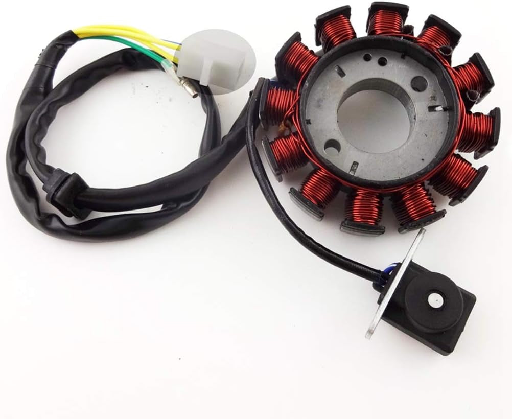 Tc-Motor 12 Coils Ignition Stator Magneto for 4 Stroke GY6 125Cc 150Cc Moped Scooter ATV Quad