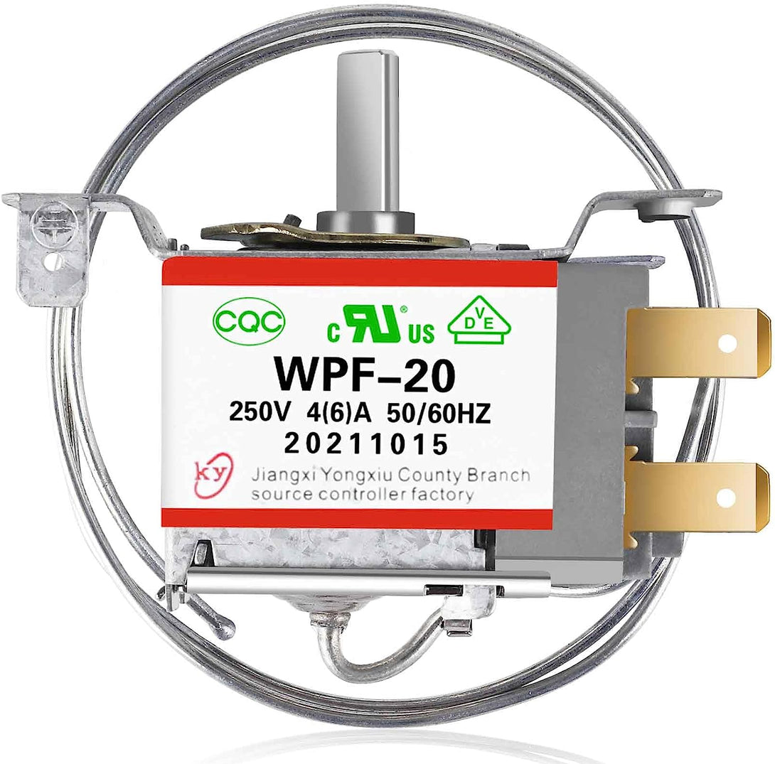 Mini Fridge Thermostat, Universal WPF-20 Freezer Thermostat Controller 2Pin / Compatible with Wpf16 and Wpf18