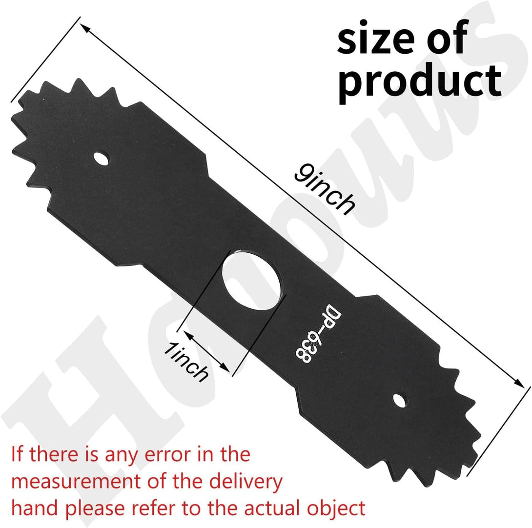 9 Inch 638006008 Edger Blade Compatible with Ho-Melite Ry-Obi Edger, Edger Blade Replacement 638006008 638006007 RY13050 RY13050A RY15518 RY40030 P2300 RY40706VNM S20300 Edger Center Hole 1" (3)