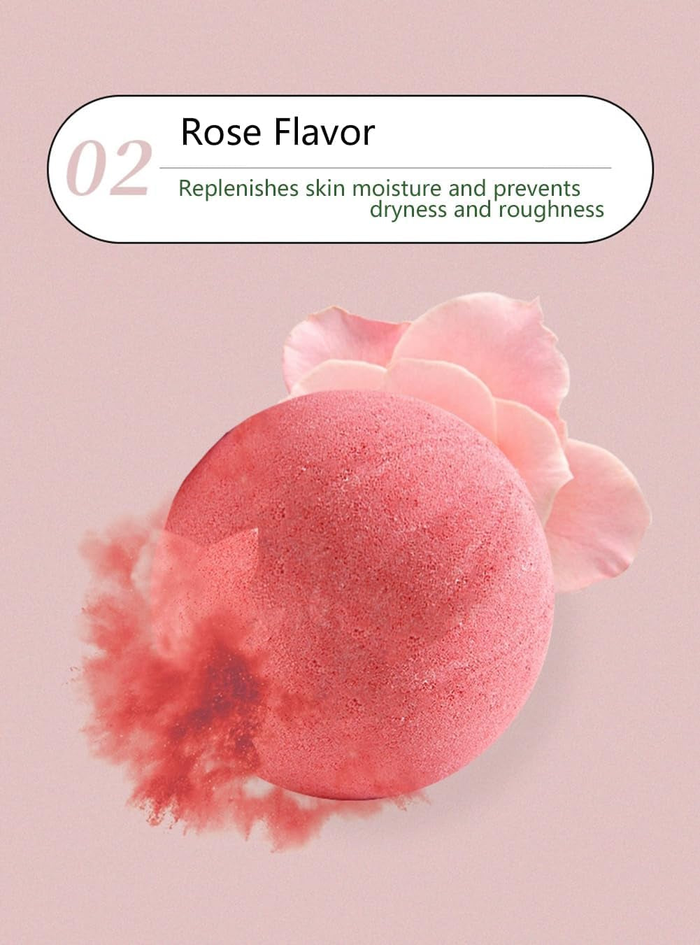 Bath Bombs Gift Set,Organic Handmade Large Fizzer with 100% Natural Materials for Kids, Women Men, Best Gift for All Festivals Including Lemon, Rose, Lavender, Vanilla, Green Tea, Ocean(6Pcs)