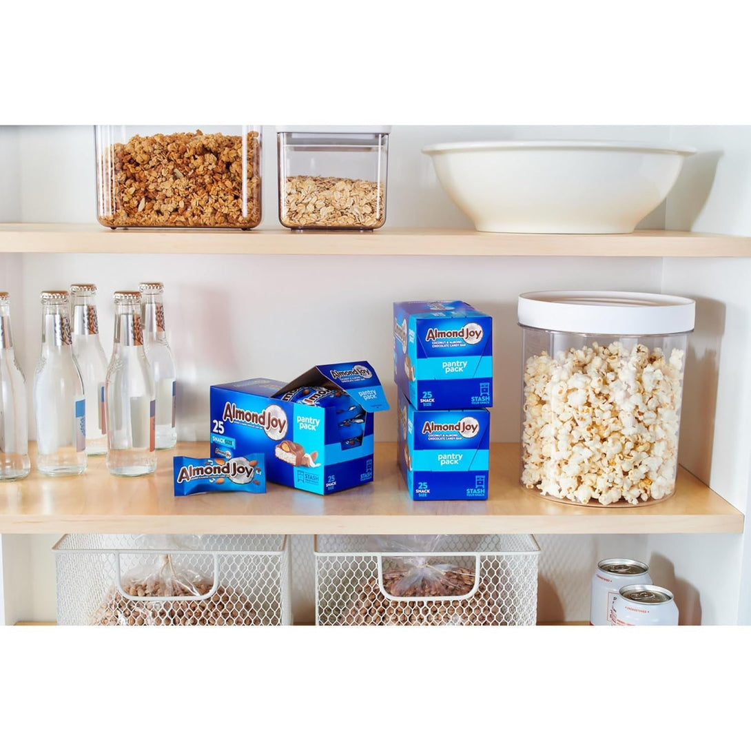 ALMOND JOY Coconut and Almond Chocolate Snack Size, Candy Pantry Pack, 15 Oz (25 Pieces)