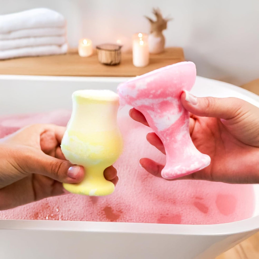 Bath Bombs Gift Set for Women – XL Bubble Bath Bombs for Relaxation, Aromatherapy Spa Gifts – Fizzies with Essential Oils for Sensitive Skin – Shower Bombs, Individually Wrapped – Teens, Adults, Girls