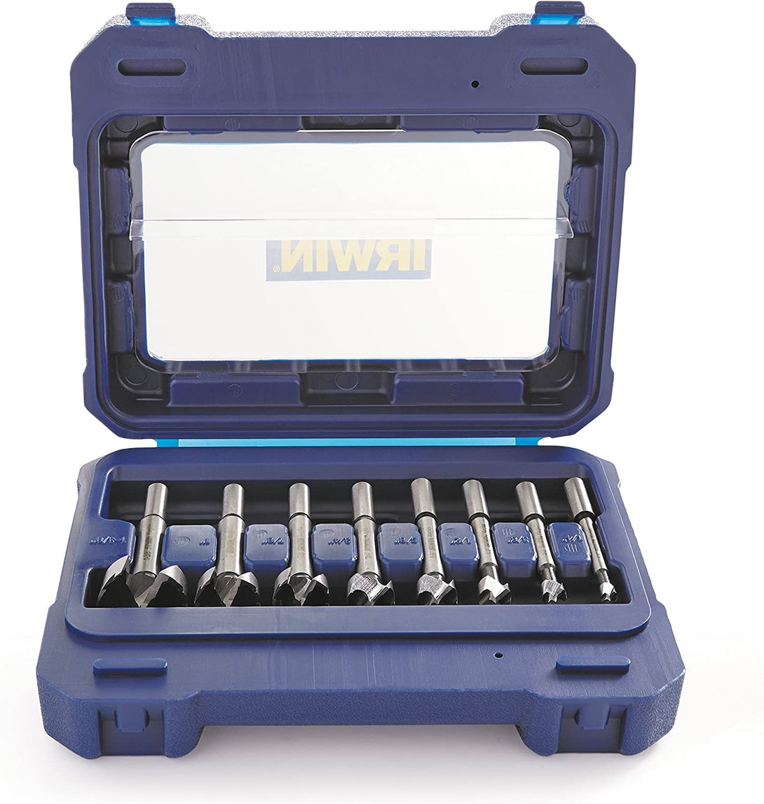 Irwin Tools IRWIN Marples Forstner Bit Set, Wood Drilling, 8 Piece (1966892)