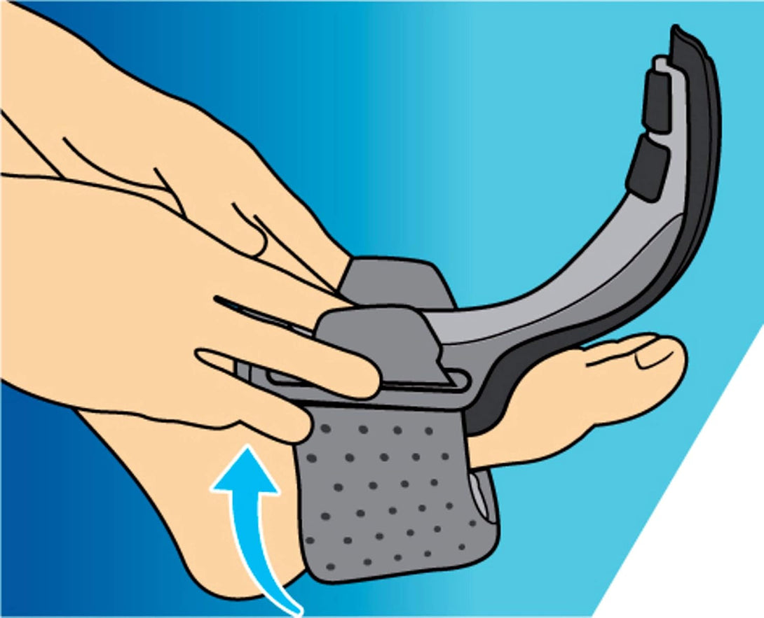 ACE Brand Plantar Fasciitis Sleep Support, Adjustable, Navy, 1/Pack