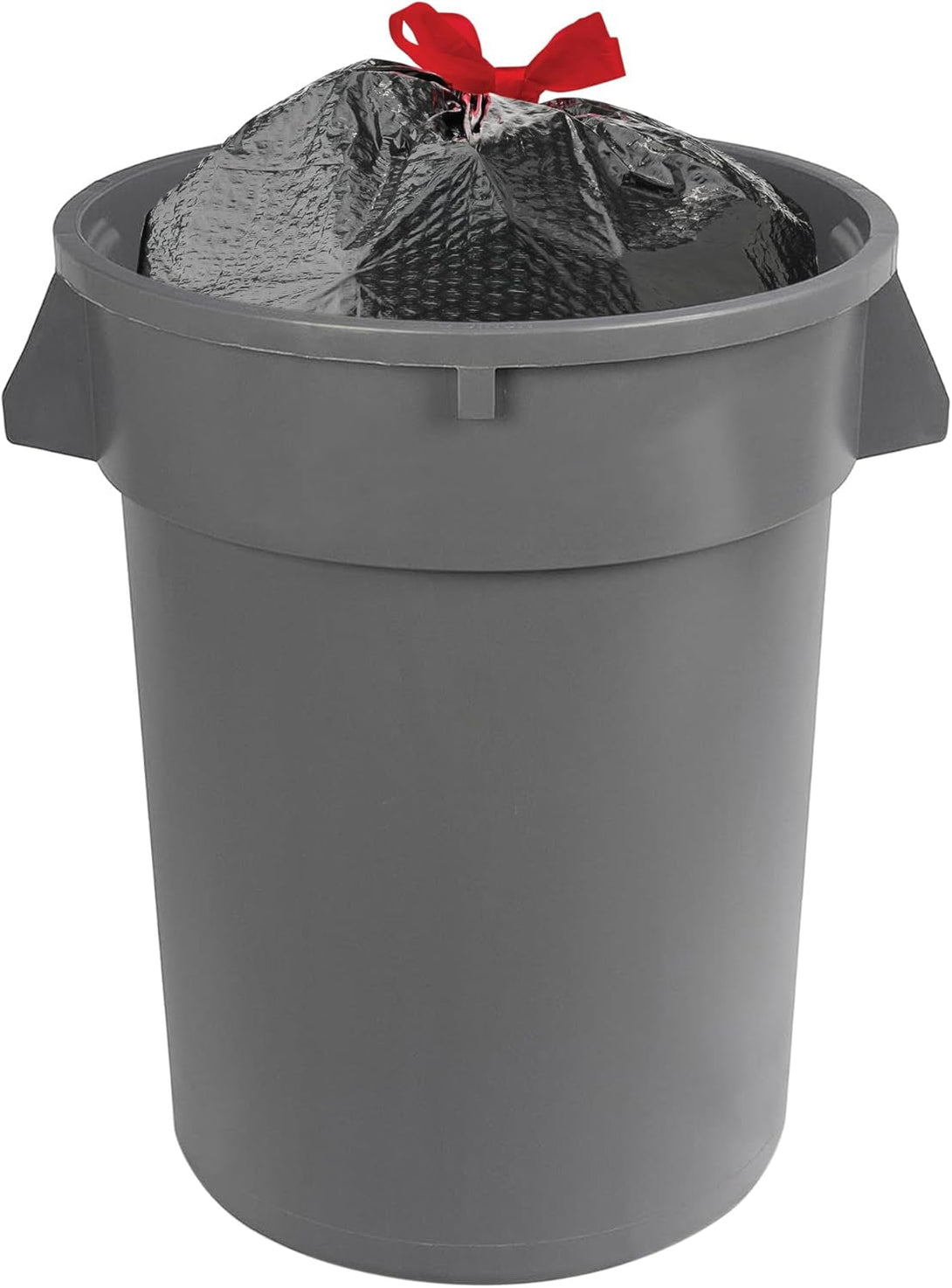 Amazon Basics Flextra Multipurpose Drawstring Trash Bags, 30 Gallon, 50 Count