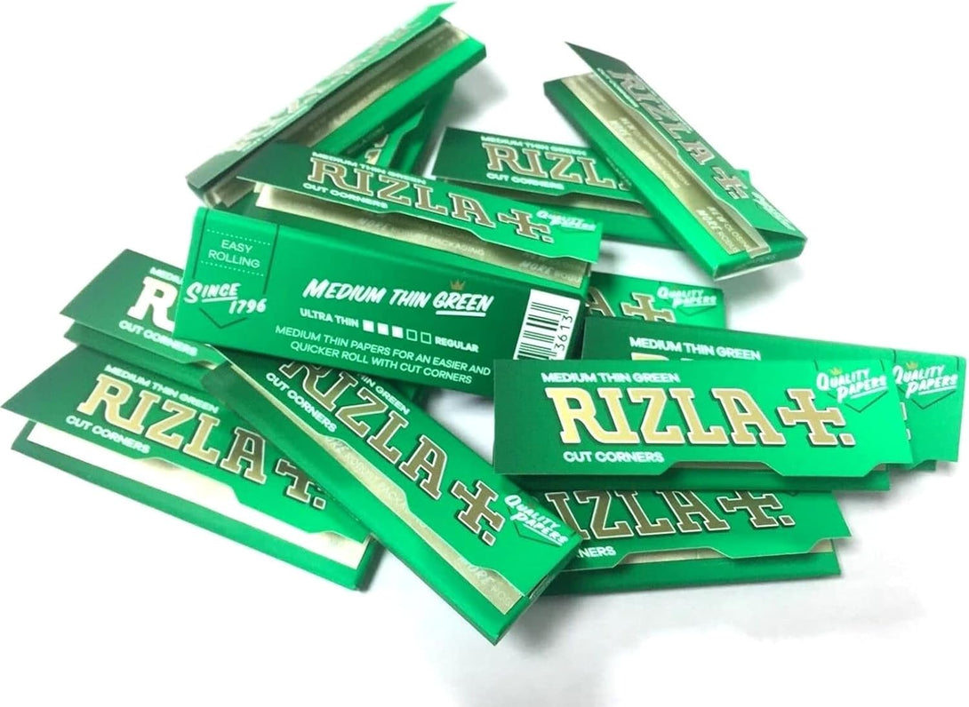 Rizla Green Cigarette Rolling Papers 100 Booklets